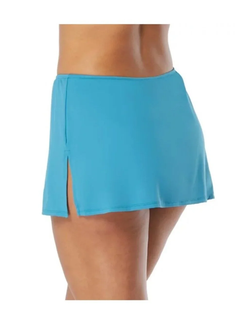 Coco Reef L Slit Side Swim Skirt Teal Cove Swimwear Bikini Bottom Swimsuit